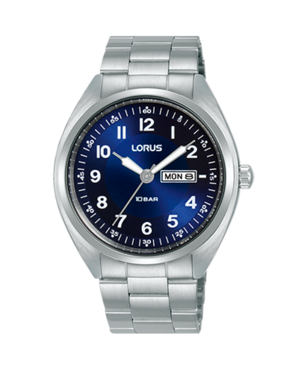 Lorus Sports Analogue Day/Date Blue Dial Unisex Watch - RH375AX-9