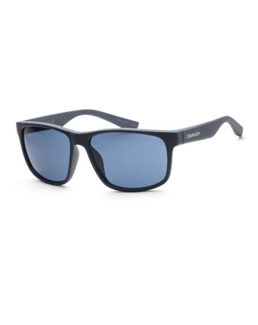 Calvin Klein Navy Blue Rectangular Men's Sunglasses - CK19539S/59/MATTE NAVY