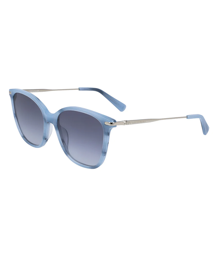 Longchamp Paris Blue Tint Ladies Sunglasses - LO660S MARBLE BLUE