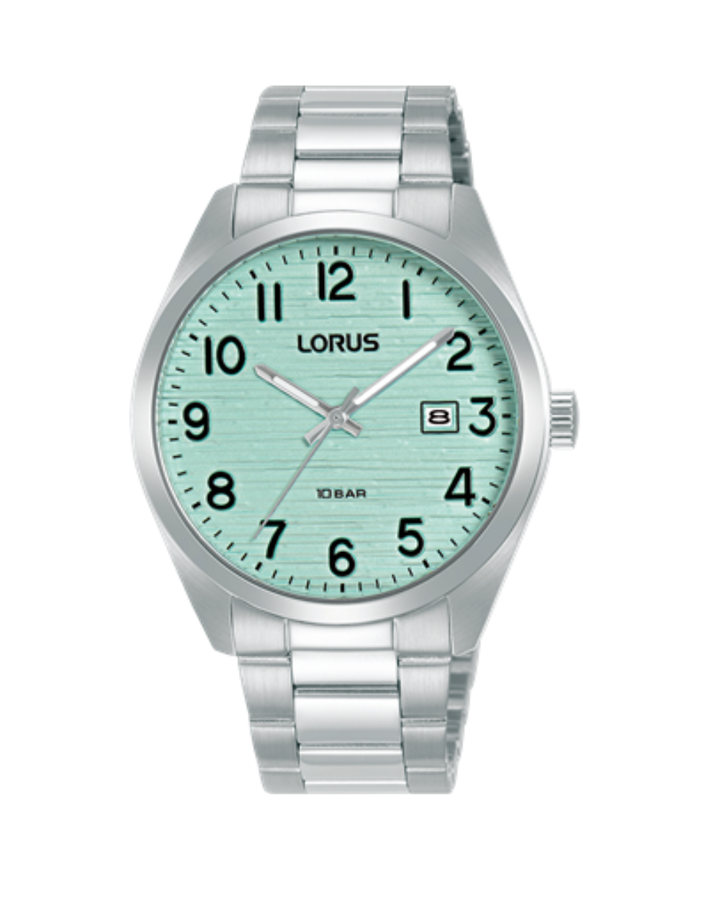 Lorus Analogue Teal Dial Unisex Dress Watch - RH909RX-9
