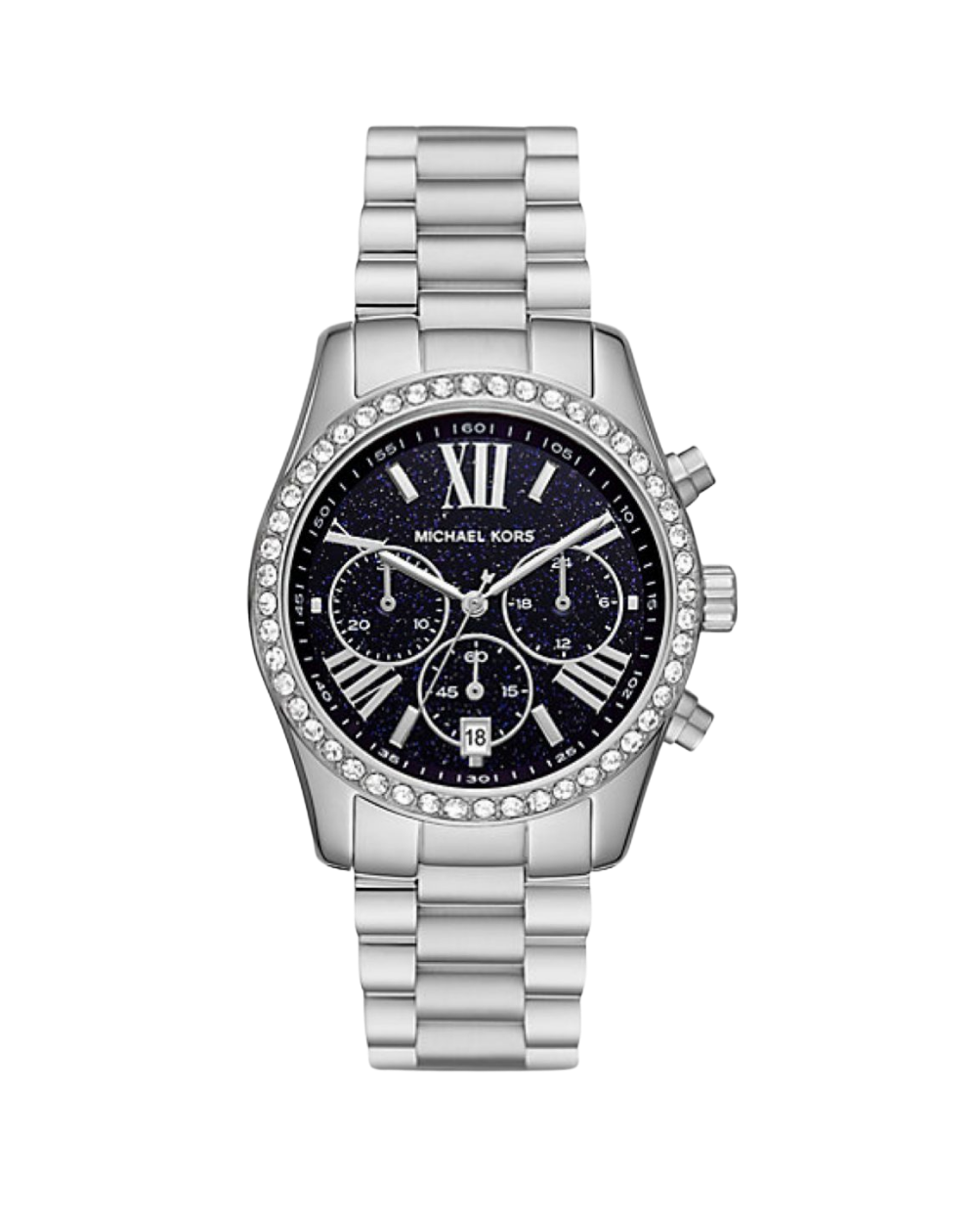 Michael Kors “Lexington” Pave Silver Tone Ladies Watch - MK7277