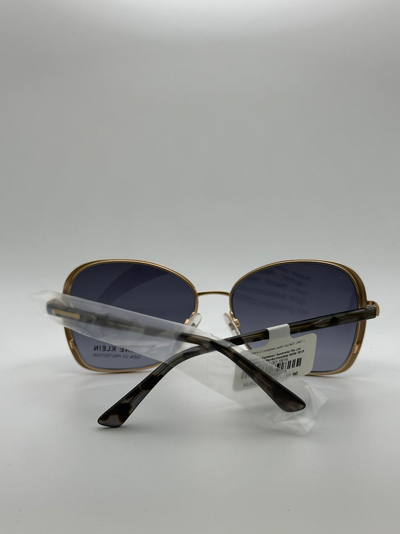 Anne Klein Black Gradient Ladies Sunglass AK7043/59/BLACK