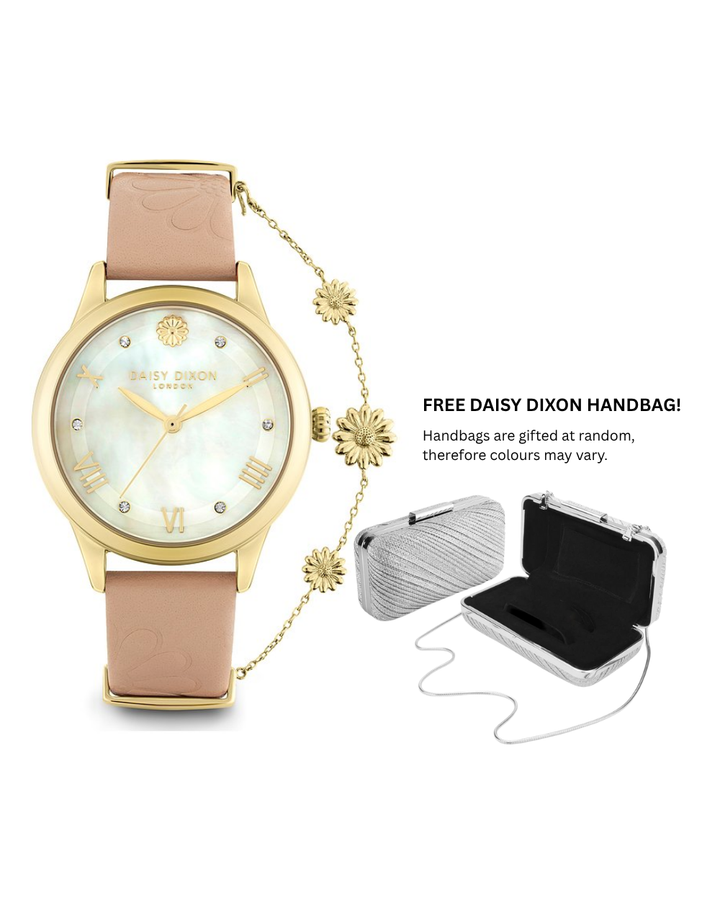 Daisy Dixon London "Lily" Florette Gold Ladies Watch - DD104PG
