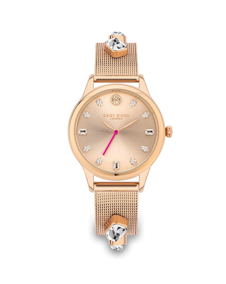 Daisy Dixon London "Lily" Rose Gold Quartz Ladies Watch - DD105RGM
