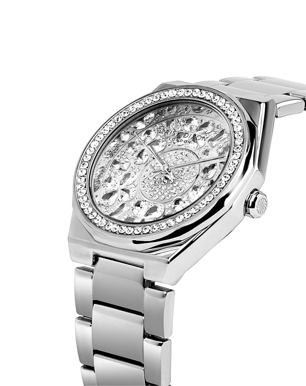 Daisy Dixon London "Alessandra" Silver Dial Ladies Watch - DD130SM