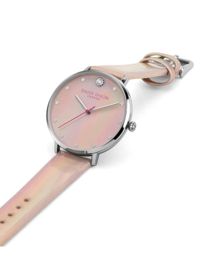 Daisy Dixon London "Kendall #26" Pink Dial Ladies Watch - DD161UP