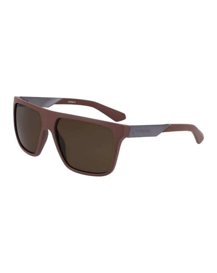 Dragon Alliance Vinyl Dark Matte Brown Mens Sunglasses - DR45036.207.59/15