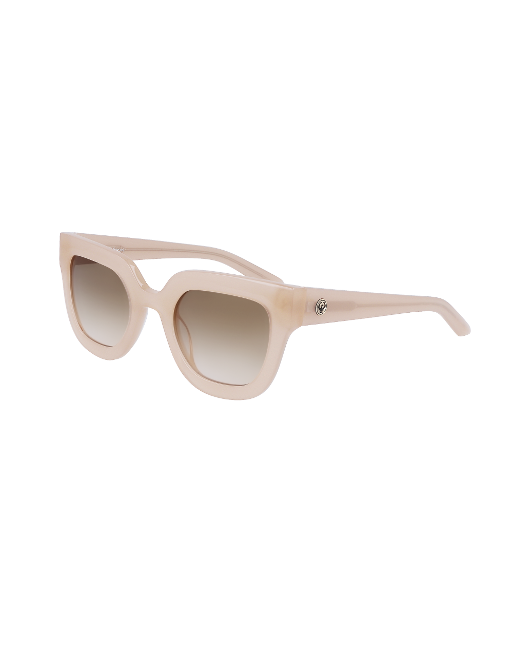 Dragon Purser Milky Taupe / Brown Luma Ladies Sunglass -  DR48074