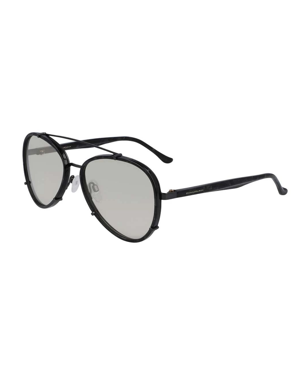 Donna Karan Black/Grey Tortoise Ladies Sunglasses - DO500S.010.57/17