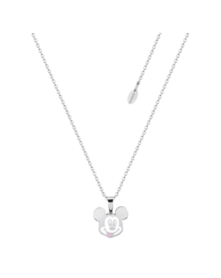Disney “Mickey Mouse Enamel Charm” Stainless Steel Necklace – SPN002