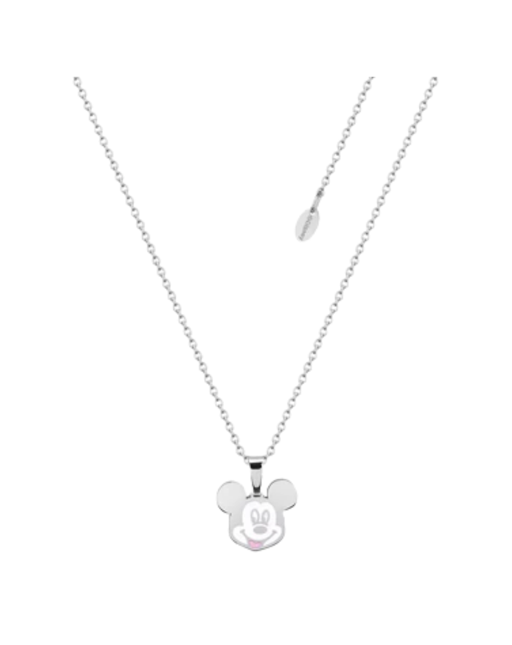 Disney “Mickey Mouse Enamel Charm” Stainless Steel Necklace – SPN002