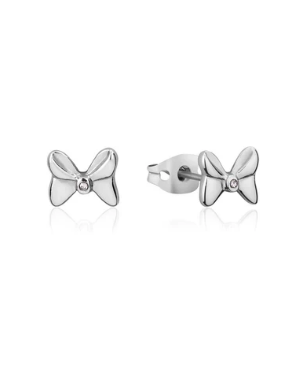Disney "Minnie Mouse Bow" Stainless Steel Crystal Stud Earrings – SPE019