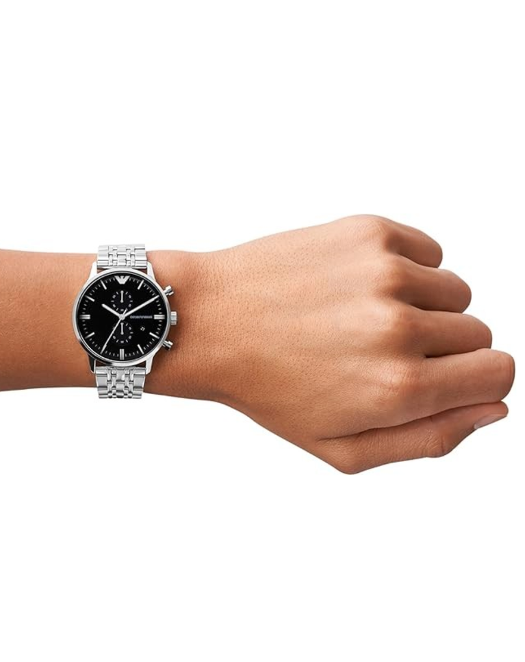 Emporio Armani Steel Chronograph Men's Watch - AR0389