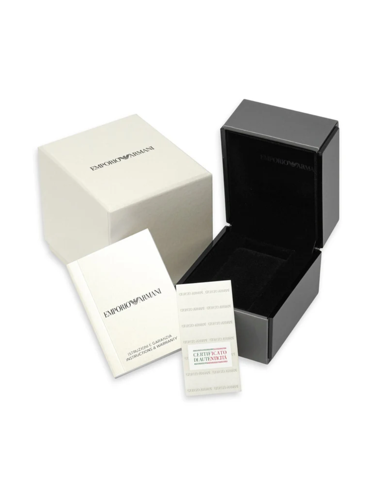 Emporio Armani Steel Chronograph Men's Watch - AR0389