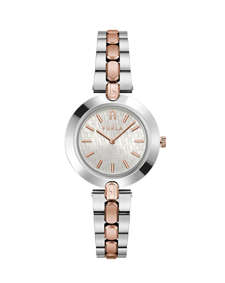 Furla Mini Two Tone Rose Gold Ladies Watch - WW00002004L5