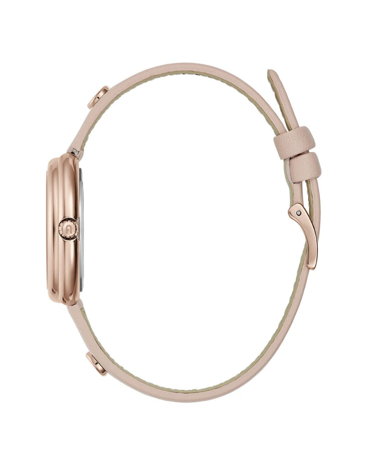 Furla Rose Gold Leather Strap Ladies Watch - WW00032012L3
