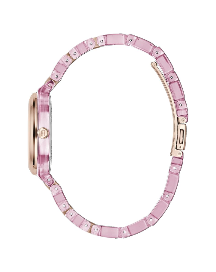 Furla Tempo Resin Rose Gold/Pink Ladies Watch - WW00028006L3