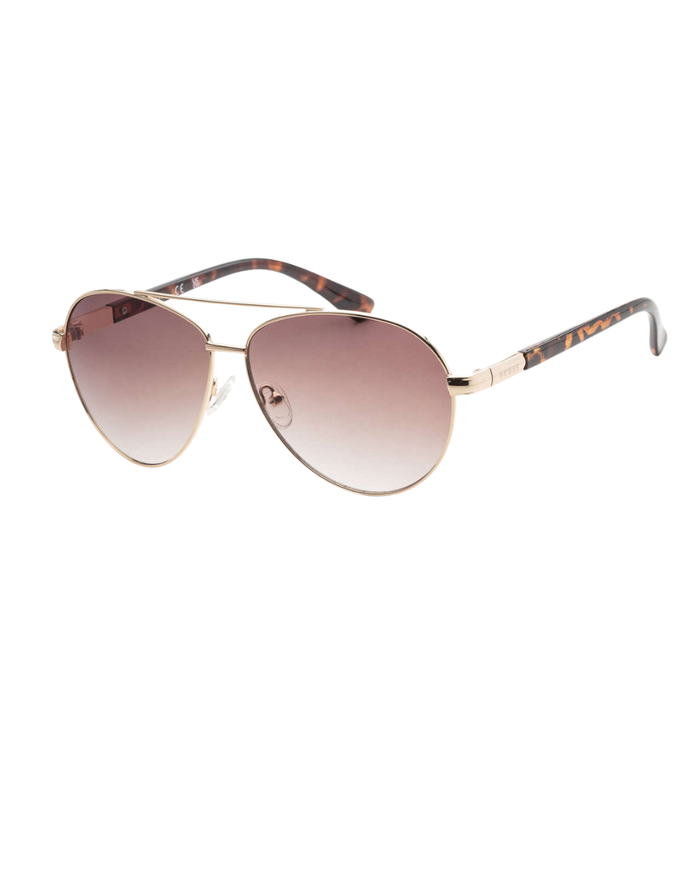 Guess Gold/Brown Men's Sunglasses - GF0221-32F