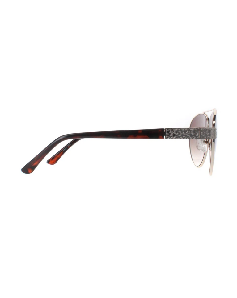 Guess Unisex Rose Gold Sunglasses - GF0414-32F