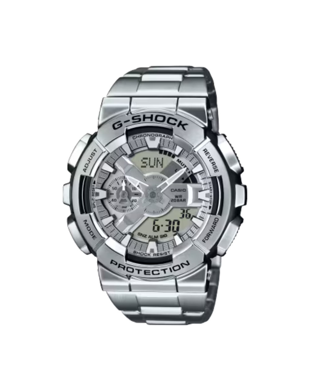 G-Shock Silver Tone Gigital All Steel Watch - GM-110D-8A