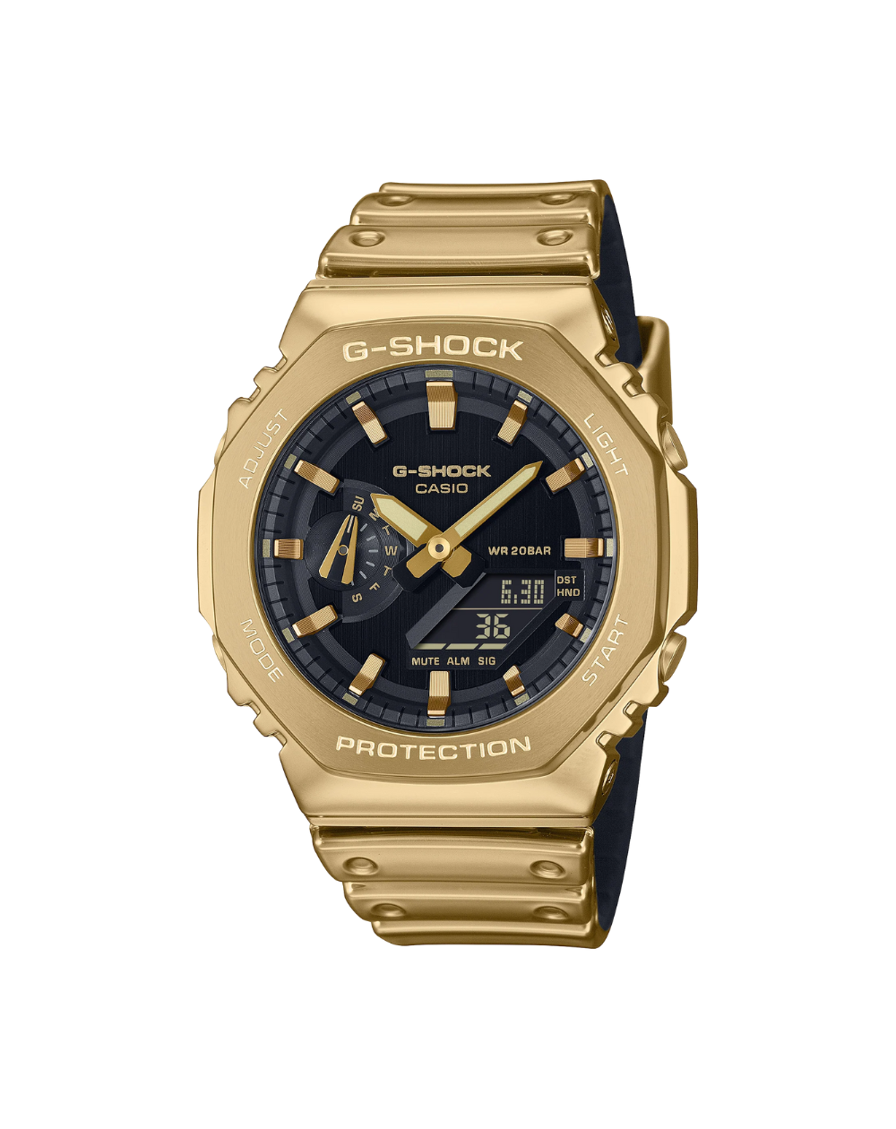 G-Shock Gold Octagon "Casioak" Men's Watch - GM2100YMG-9ADR