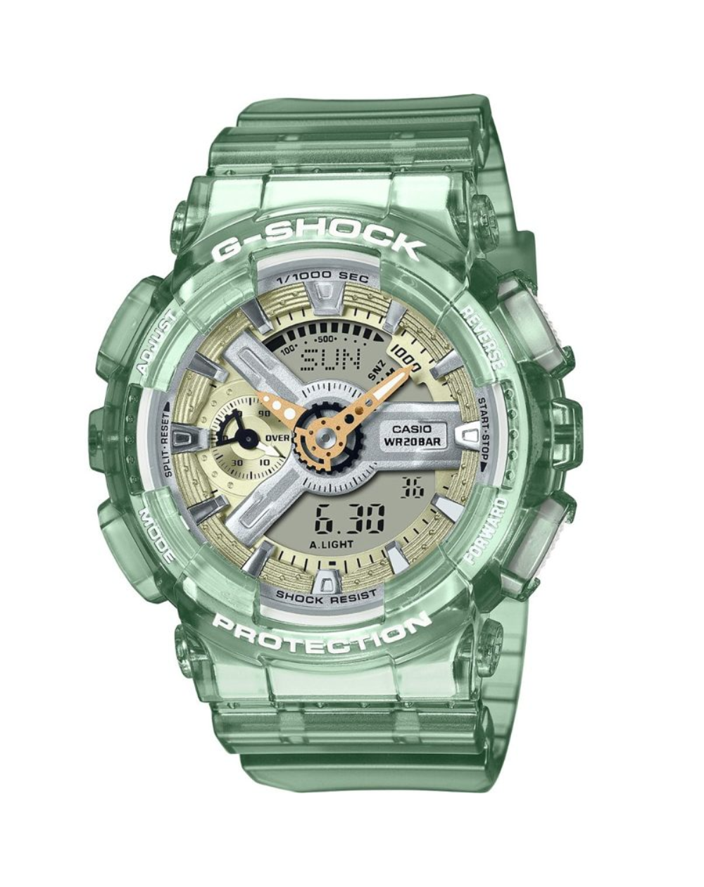 G-shock “Translucent Green” GMAS110GS-3A