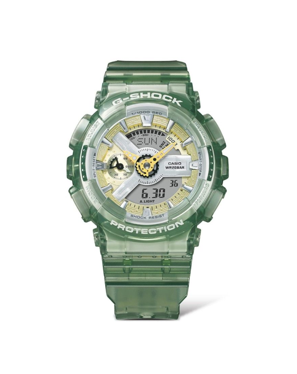 G-shock “Translucent Green” GMAS110GS-3A