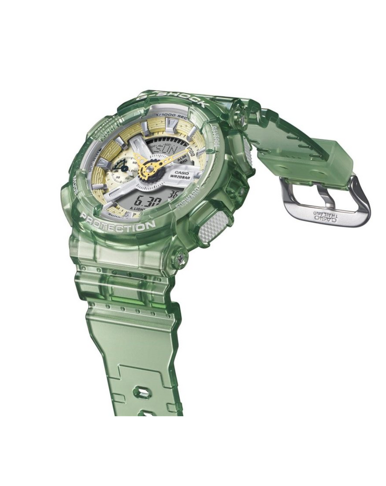 G-shock “Translucent Green” GMAS110GS-3A