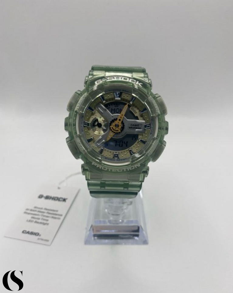 G-shock “Translucent Green” GMAS110GS-3A