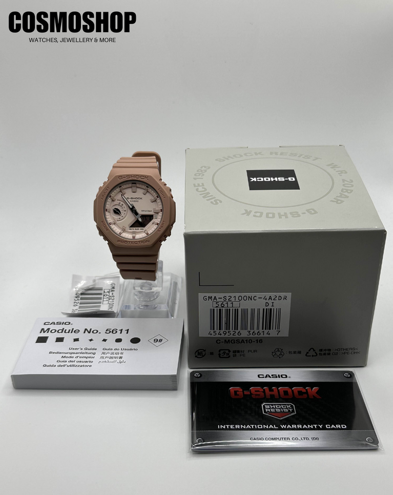 G-Shock Cherry Blossom Ladies Watch - GMAS2100NC-4A2