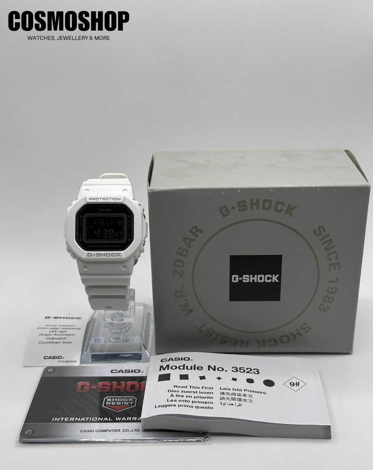 G-Shock Ladies Digital White Watch - GMDS5600-7D