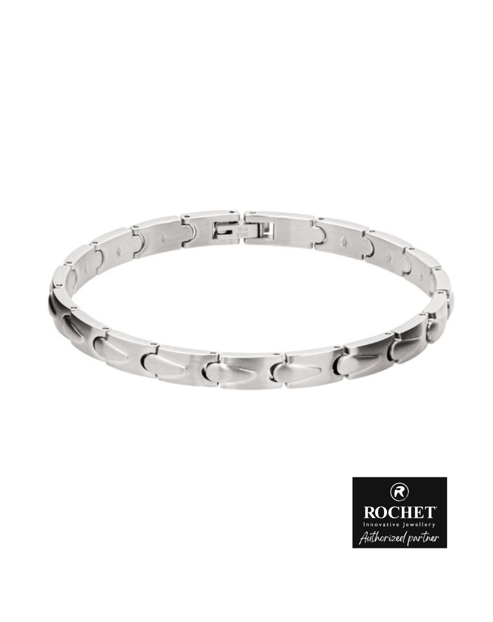 Rochet "Moorea" Men's Silver Bracelet - HB7680