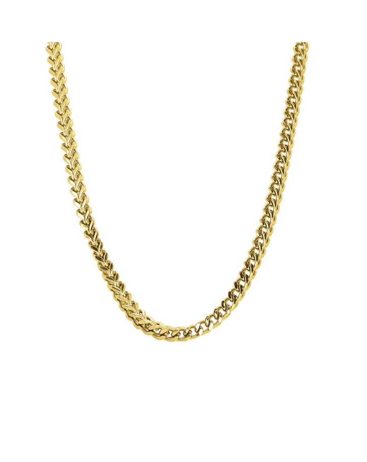Rochet French Steel Curb Chain Mens 50 cm Gold - HC01386