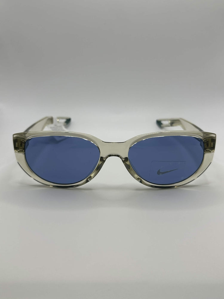 Nike Light Bone/Blue Unisex Sunglasses - NKFN0303.072.55/18
