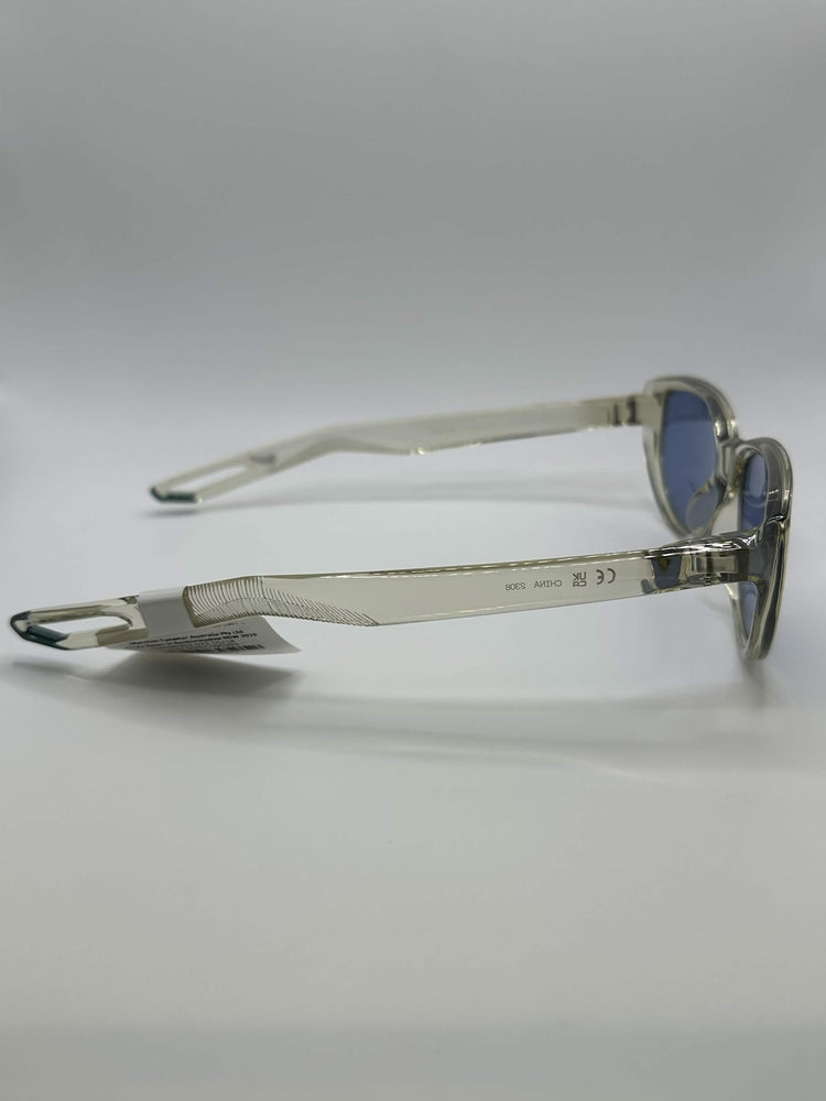 Nike Light Bone/Blue Unisex Sunglasses - NKFN0303.072.55/18