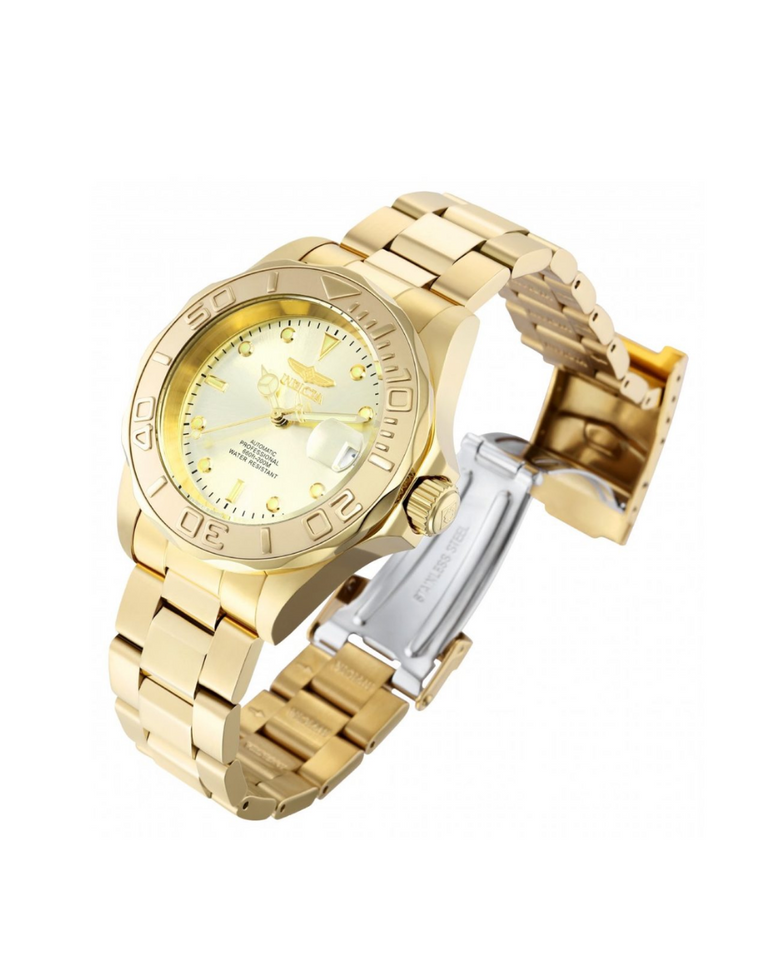 Invicta Gold Automatic Men’s Divers Watch - 9010