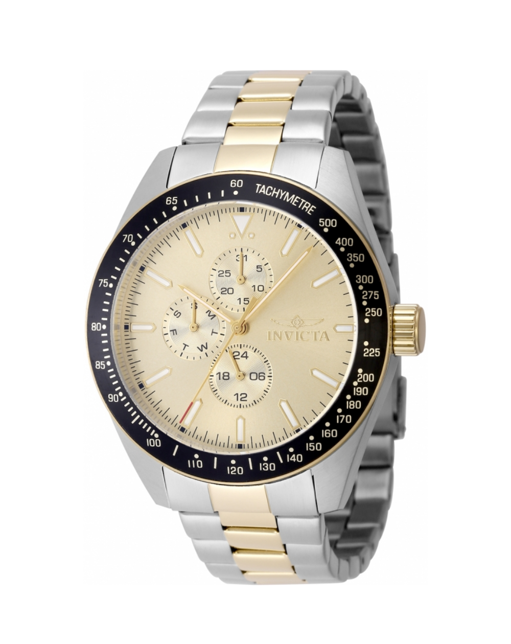 Invicta Aviator Gold Dial Multifunctional Men's Watch - 48862