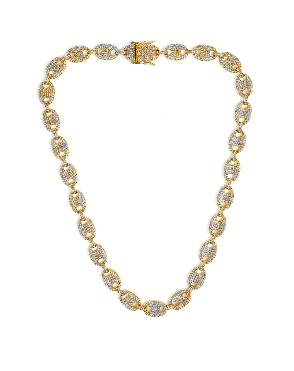 Invicta Elements Men's Iced out Cuban Chain Necklace - 80846