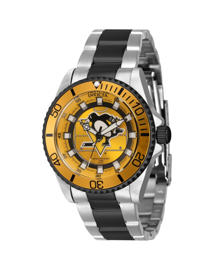 Invicta NHL Pittsburgh Penguins Orange Unisex Watch - 42208