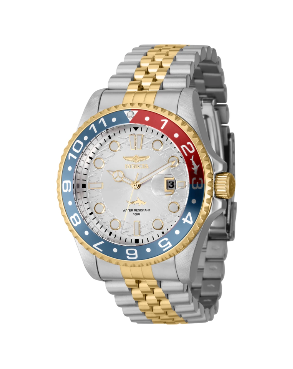 Invicta Pro Diver Two Tone Pepsi Mens Watch - 40010