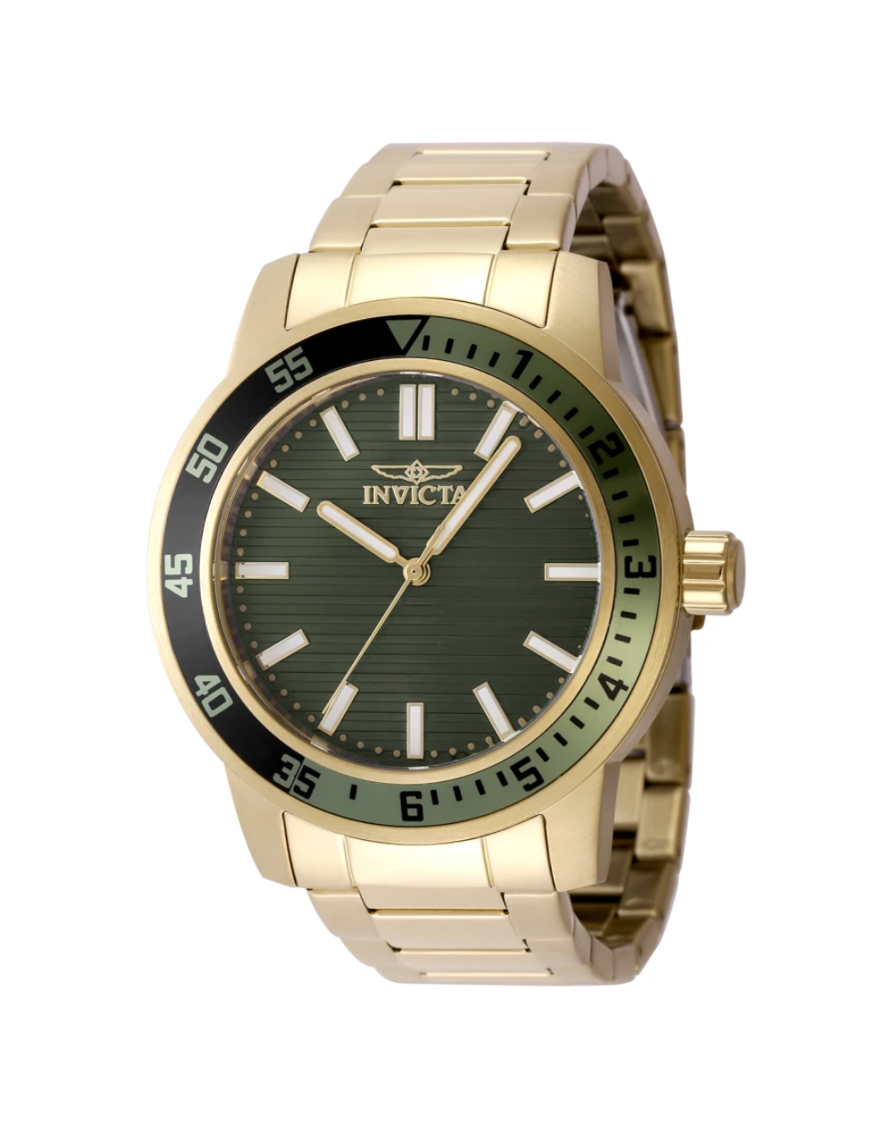 Invicta Specialty Gold/Green Mens Watch - 48968