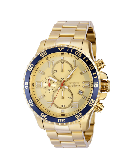 Invicta Specialty Mach Gala oversized gold men's watch IN69819