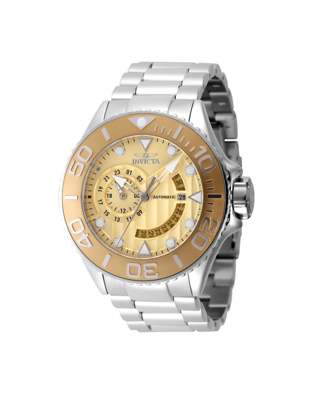 Invicta Grand Diver Yellow Tone Men's Automatic Watch - 47543