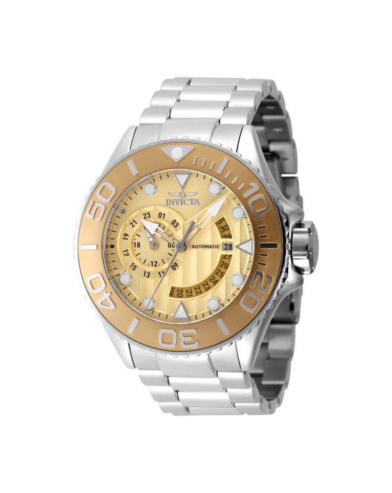 Invicta Grand Diver Yellow Tone Men's Automatic Watch - 47543