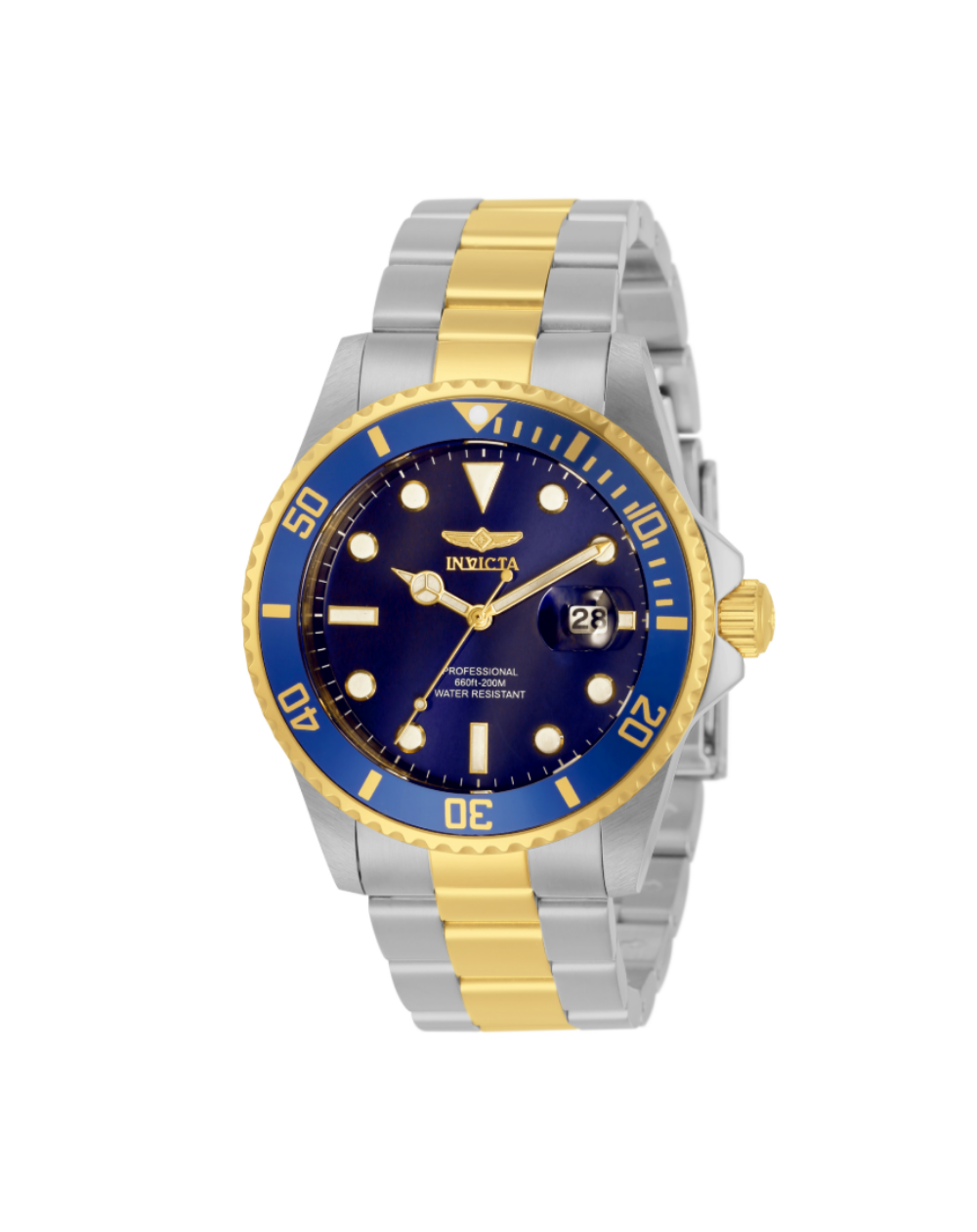 Invicta Blue Dial Two Tone Men's Divers Watch - 33268