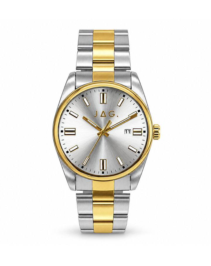 JAG Marsden Two Tone Smooth Bezel Mens Watch - J2958A