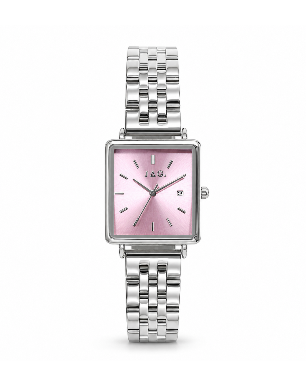 JAG Solus Pink Dial Square Womens Watch - J2981A