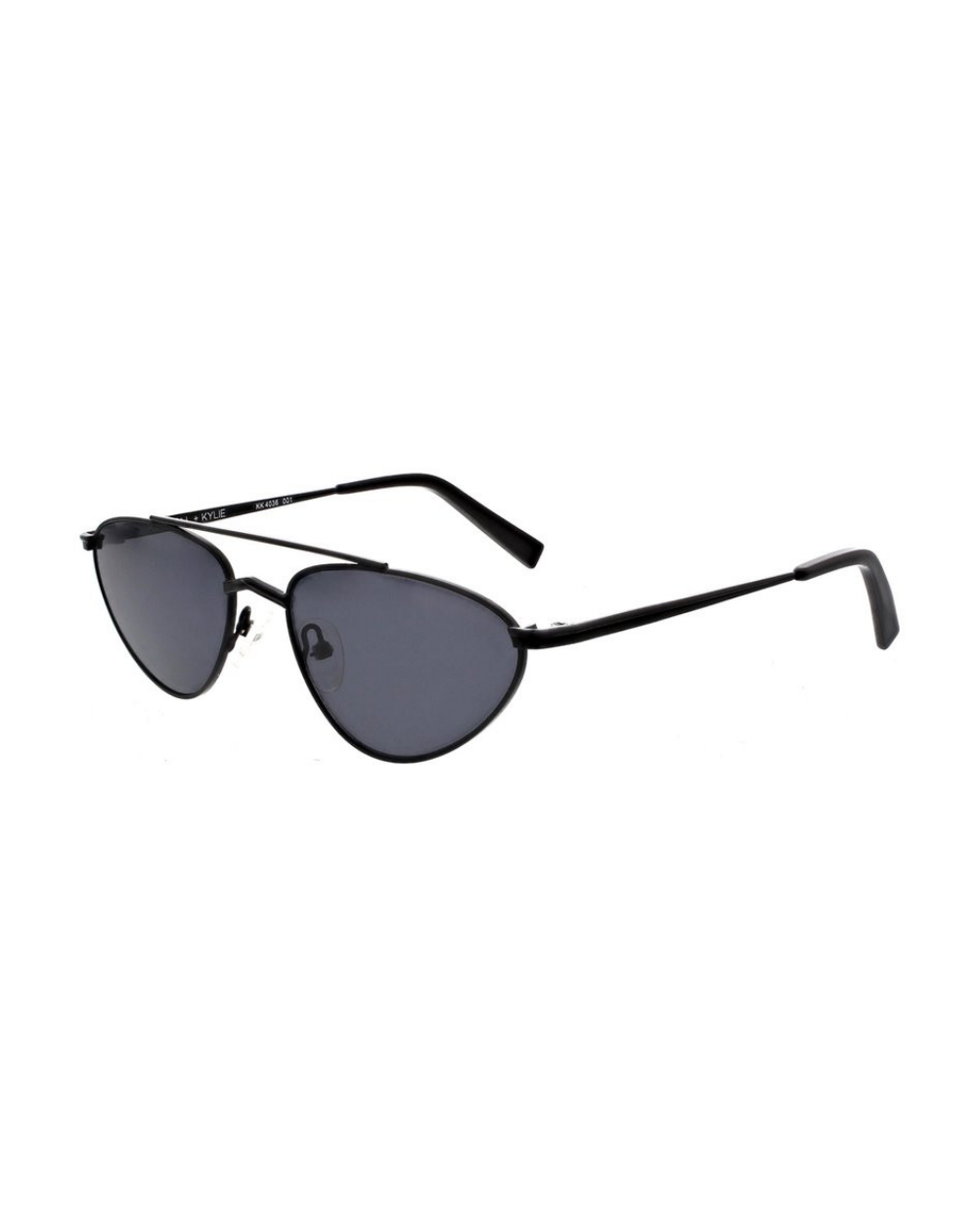Kendall + Kylie Plano "Leia Shiny Black" Ladies Sunglass - KK4036G