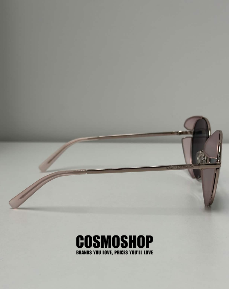 Karl Lagerfeld Rose Gold Pink Ladies Sunglasses - KL263SK.136.57/20