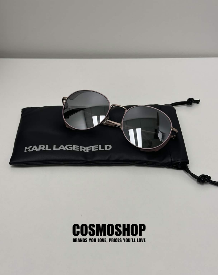 Karl Lagerfeld Rose Gold Pink Ladies Sunglasses - KL263SK.136.57/20